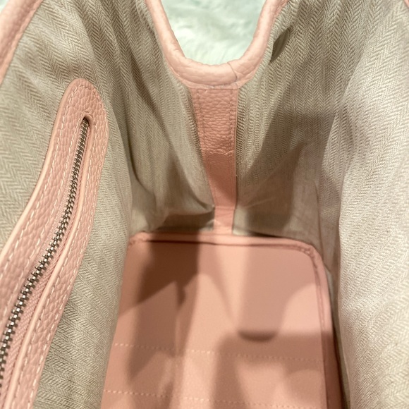 Pink 36CM Togo leather Top handle Graden Party genius leather Satchel bag - Picture 12 of 15